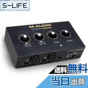 �y���������zM-AUDIO M-Track Duo HD �I�[�f�B�I�C���^�[�t�F�C�X USB-C�Ή� 24bit�E192kHz 2�C��2�A�E�g(XLR/TRS�Ή�) ���R�[�f�B���O�E�z�M�E�|�b�h�L���X�g�Ή� �\�t�g�E�F�A�X�C�[�g�t�� �F�F�u���b