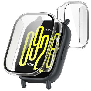 �y���������zTOORQR For �V���I�~ Redmi Watch 5 active �P�[�X �ی�J�o�[ �����^ PC+�K���X�f�� ��̌^ �S�ʕی� �w��h�~ �����ߗ� �����^ �Ռ��z�� Xiaomi Redmi Watch 5 active �J�o�[�Ή� �F�F�N���A