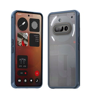 �y���������zFor Nothing phone 3A �P�[�X Mosasa �J�o�[ �}�b�g�� ������ TPU+PC �����Y�ی� ���^ �w��h�~ �����h�~ ���S�ی� �y�� �S�ʕی�J�o�[ (�u���[) �F�F�u���[