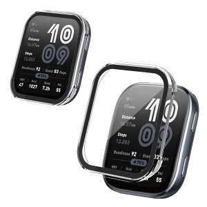 �y���������zKONXISA Amazfit Bip6 �p �P�[�X �J�o�[ �X�}�[�g�E�H�b�` �P�[�X+�t�B���� ��̌^�iPC�P�[�X+�����K���X�t�j�����ߗ� �C�菝�h�~ �Ռ��z�� �����[�d�\ �S�ʕی� ���E�ȒP �ی�J�o