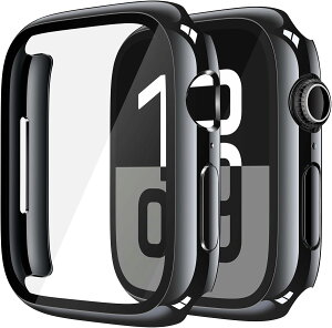 �y���������zULOE �Ή� Apple Watch Series 4/5/SE/SE2/SE3/6/7/8/9/10/11 �p �P�[�X, �Ή��A�b�v���E�H�b�` Series 4/5/SE/SE2/SE3/6/7/8/9/10/11 �F�F�W�F�b�g�E�u���b�N�A�T�C�Y�FSeries 11/10 42mm