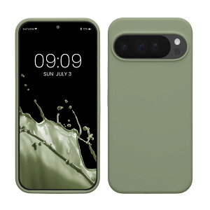 �y���������zkwmobile �X�}�z�P�[�X Google Pixel 10 Pro XL�Ή� �P�[�X - TPU ���L�b�h �V���R�� �J�o�[ - �ϏՌ� ���h�~ �T���T�� Case �O���[���O���[ �F�F�O���[���O���[�A�T�C�Y�FPixel 10 Pro XL