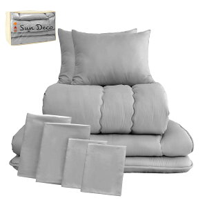 �y���������zSun Deco K013 �z�c�Z�b�g �F�F�_�[�N�O���[�A�T�C�Y�F�_�u���i9�_�Z�b�g�j