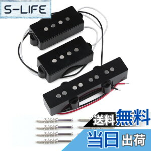 �y���������zFLEOR Alnico5 J�x�[�X�s�b�N�A�b�v+ P�x�[�X�s�b�N�A�b�v�Z�b�g�t�B�b�g4���G���L�x�[�X�M�^�[�p�[�c �F�FPJ Pickups Set