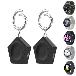 �y���������z[RuenTech]�K�p Samsung Galaxy Watch Ultra/Watch 8 Classic/8/7/FE6/6 classic/5/5 Pro/ 4/ 4/4 Classic/3/Active 2�p�[�d�� Type-C/Micro USB �g�тɕ֗� �T���X���E�H�b�`�[�d��ėp 1�� ���C�z�� ���s�p �֗��� 