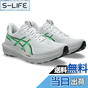 �y���������zasics(�A�V�b�N�X) �����Y GT-1000 14�����j���O�V���[�Y �F�F101(�z���C�g/�o�C�^�� �O���[��)�A�T�C�Y�F25.5 cm 2E