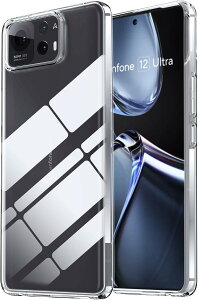 �y���������zGosento For ASUS Zenfone 12 Ultra �P�[�X �N���X�^�� �N���A ���� TPU�f�� Zenfone 12 Ultra �ی�J�o�[ (�N���A) �F�F����