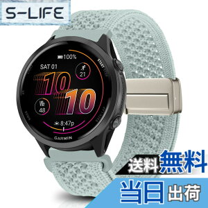 �y���������z[KeeFos] 22mm �o���h Garmin(�K�[�~��) Venu 4 45mm/Venu 3 45mm/2/Forerunner 570 47mm/265/255/Vivoactive 4/Active�Ή� �����o���h �i�C�����f�� ���C�o�b�N�� �}�O�l�b�g���o�b�N�� �ւ��x���g �҂ݕ� 