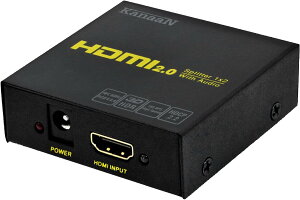 �y���������z�y4K@60Hz HDCP2.2������ 2026�V�^�zKanaaN hdmi ���z�� 1����2�o�� �����o�� HDR10+/3D�Ή� PS5|Xbox|fire tvstick|HDTV|DVD| PC�ȂǓK�p ���{������24K�����b�L �F�F�S�[���h