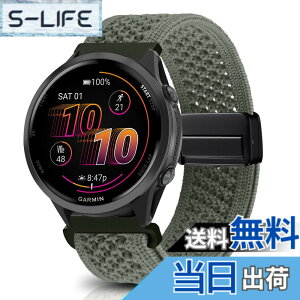 �y���������z[KeeFos] 22mm �o���h Garmin(�K�[�~��) Venu 4 45mm/Venu 3 45mm/2/Forerunner 570 47mm/265/255/Vivoactive 4/Active�Ή� �����o���h �i�C�����f�� ���C�o�b�N�� �}�O�l�b�g���o�b�N�� �ւ��x���g �҂ݕ� 