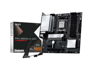 �y���������zMSI B850 AMD Ryzen 9000/8000/7000�V���[�Y(AM5)�Ή� �}�U�[�{�[�h �T�C�Y�FMicro-ATX
