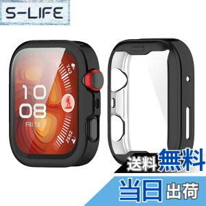 �y���������zAnkersaila �P�[�X �Ή� Huawei fit 4/Huawei fit 4 pro,�P�[�X �J�o�[ TPU �S�ʕی� �J�o�[ �y�� �ϏՌ��� �C�菝�h�~ �����ߗ� �E���ȒP �F�F�u���b�N�A�T�C�Y�FWatch fit 4