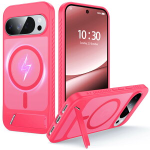 �y���������zFNDMIL Google Pixel Series �p �J�o�[ Mag-Safe�Ή� ���^ �F�F���[�Y�s���N [Magsafe�Ή�]�X�^���h�t���A�T�C�Y�FGoogle Pixel 10 Pro XL