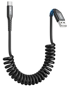 �y���������zSUNGUY �R�C����USB C�P�[�u�� USB-A - USB-C �f�[�^�P�[�u�� Android Auto�ACarPlay�AiPhone 17/16/15�V���[�Y�AGalaxy S24 Ultra�AGoogle Pixel�AXiaomi�Ή� - �u���b�N �F�F�u���b�N�A�T�C�Y�F1.5M