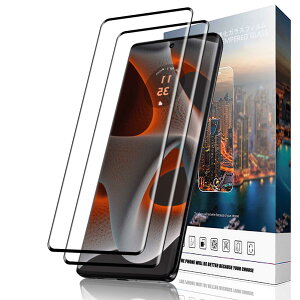 �y���������zNutmeg�y2���Z�b�g�z�Ή� Motorola edge 50 pro / 50s Pro ��p�K���X�t�B���� Motorola edge 50 pro / 50s Pro ��p�ی�t�B���� �d�x9H ���{���Ɏq�f�� �C�A�[�� �����ߗ� ��U�h�~ �w��h�~ �Ϗ�