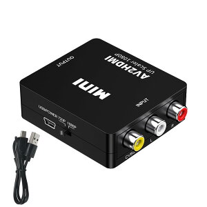 �y���������zAkkerds AV�ϊ�HDMI�r�f�I�ϊ��� RCA���j�^�Q�[���@ �g�b�v�{�b�N�X�ϊ��e���r 1080 P USB�P�[�u���t��