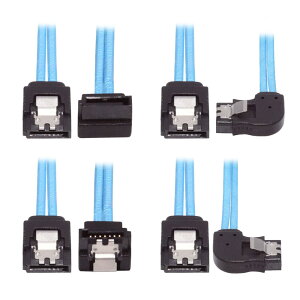 �y���������zCablecc ���� 6 SATA 7pin ���� 6 SATA 7pin �^�[�Q�b�g SSD �n�[�h�f�B�X�N 6Gbps �f�[�^�T�[�o�[ Raid �P�[�u�� �F�FBlue 4x Angled SATA�A�T�C�Y�F25cm