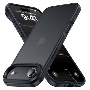 �y���������zCOSOIK iPhone 15 16Pro 17 Pro Max�P�[�X �F�F�}�b�g�u���b�N�A�T�C�Y�FiPhone Air