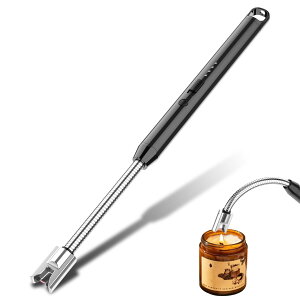 �y���������zGeeRic �v���Y�}���C�^�[ �d�q���C�^�[ USB-TypeC �[�d���C�^�[ �L�����h�����C�^�[ �΂��o�Ȃ� �΋N�������� �h�� �d�r�c�ʕ\�� ���� ���[�\�N BBQ ����Q�� �F�F�u���b�N-360�x��]
