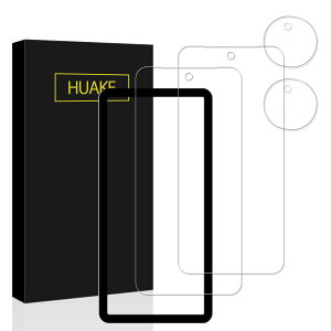 �y���������zHUAKE ���Y�Ɏq�f�ސ� �Ή� AQUOS Sense 10 SH-53F SH-M33 �p �K���X�t�B���� �J�����t�B���� ���� �K���X �d�x9H �t�� �ی� �t�B���� �����Y�J�o�[�y2���{2���{�K�C�h�g�t���z �F�F�����A
