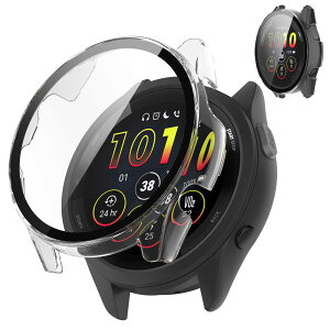 �y���������zTOORQR For GARMIN Venu 3�Ή� �P�[�X �K�[�~��Venu 3 �g�E�H�b�`�P�[�X �����K���X ��̌^ �ϏՌ� PC�f�ޒ����^ ���h�~ �S�ʕی� �w��h�~ ��U�h�~ �����x �����ߗ� venu 3 �p �J�o�[ 45mm 