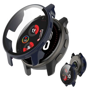 �y���������zJXRICH �Ή� Garmin Venu 3 �P�[�X �Ή� 45mm �y�� PC+�����K���X �K�[�~�� Venu3�p �ی�J�o�[ �����x �����ȒP �ϏՌ� �S�ʕی� venu 3 �p �J�o�[ 45mm �P�[�X�Ή� �F�F�u���[�A�T�C�Y�FGARMIN