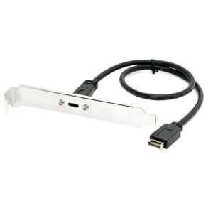 �y���������zchenyang USB 3.2 Gen 2x2 20Gbps USB C �t�����g�p�l���w�b�_�[ - USB Type-E �}�U�[�{�[�h�����P�[�u���A�_�v�^�[ 12cm PCI-E�u���P�b�g�t�� �F�F�u���b�NUSB-C���X�B