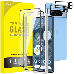 �y���������zJETech Google Pixel �p �t���ی�t�B���� �J���������Y�t�B���� �K�C�h�g�t�� �w��F�ؑΉ� �����K���X�� HD�N���A �F�F�����A�T�C�Y�FPixel 8 Pro