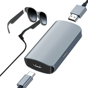 �y���������zHDMI to USB Type C �ϊ��A�_�v�^ Xrea-l Air One pro2 AR �X�}�[�g �O���X 4K@60Hz HDMI ���j�^�[�g�� �ϊ��A�_�v�^�[ Xrea-l Air Adapter AR�X�}�[�g�O���X HDM I�ڑ� Xrea-l Air/Rokid Air/TCL nxtwear s/Switch/Ste