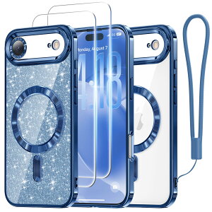 �y���������zMeifigno iPhone 15/16/17 �p�P�[�X �F�F�f�B�[�v�u���[+HD�t�B���� 2���A�T�C�Y�FiPhone 17 Air