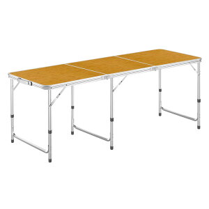 �y���������zDesertFox �L�����v�e�[�u�� �A�E�g�h�A �e�[�u�� �܂肽���� 120CM/180CM �P�i/�Z�b�g 3�i�K���������\ �s�N�j�b�N ���W���[ �L�����v�p �܏�� �R���p�N�g ���[ �ȒP�g�� 008 �F�F