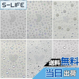 �y���������zLamiishop ���C���X�g�[�� �V�[�� 6���Z�b�g �t�F�C�X�V�[�� �L���L�� �q�� 3D �� �f�R���[�V�����V�[�� �A�N���� ��� ��ɓ\�� �_���X/����/�X�}�z�P�[�X���� DIY�p�i �f�R���[�V