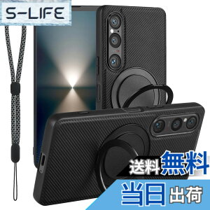 �y���������zXperia �P�[�X MagSafe�Ή� VILI �F�F�u���b�N�A�T�C�Y�FXperia 5 V