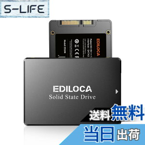 �y���������zEDILOCA ES106 SSD 2.5�C���` 7mm SATA3 6Gb/s 3D NAND�̗p �����^SSD �T�C�Y�F500GB