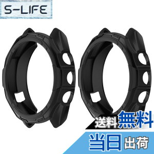 �y���������zSHEAWA for Garmin�K�[�~�� Approach S70 47mm �P�[�X �J�o�[ TPU�S�� �ی�P�[�X �݊��i �ی�J�o�[ �ϏՌ� �A�N�Z�T���[ �F�F�u���b�N2��