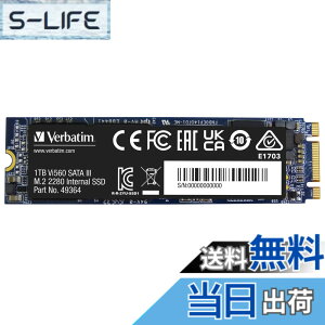 �y���������zVerbatim �o�[�x�C�^�� ����SSD �T�C�Y�F1TB