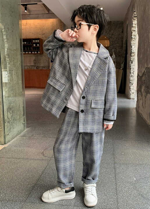 楽天市場】即納 入学式 スーツ 男の子 2点セット ゆったり 子供スーツ  