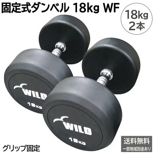 �Œ莮�_���x�� 18kg WF 2�{�Z�b�g�������� �W���_���x�� �E�G�C�g �؃g�� �g���[�j���O ���o�[�_���x�� �x���`�v���X �W�� �S�A���C [WILD FIT Premium]