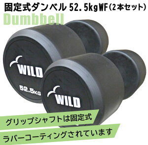 [WILD FIT Premium] �Œ莮�_���x�� 52.5kg WF 2�{�Z�b�g�������� �W�� �_���x�� �E�G�C�g �؃g�� �g���[�j���O ���� �x���`�v���X �W�� �S�A���C