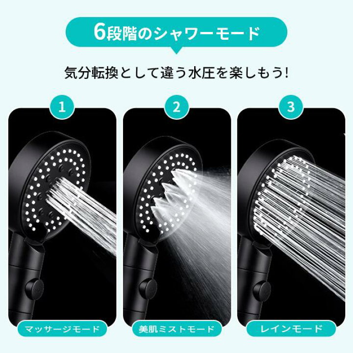 楽天市場】シャワーヘッド ナノバブル 節水 塩素除去 マイクロバブル 