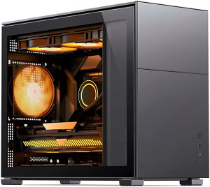 JONSBO D31 �W����/MESH�� �i�z���C�g/�u���b�N�j M-ATX PC�P�[�X (�u���b�N�E�W����)