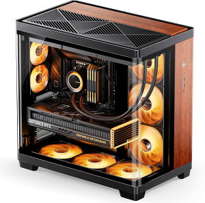 JONSBO TK-4 �ؐ�ATX PC�P�[�X�A�~�b�h�^���[�R���s���[�^�[�P�[�X�A�o�C�x���g�T���E���h�r���[�K���X�A�A���~�j�E�������A�W��6 x 140mm + 92mm�t�@��2�AATX SP�o�b�N�R�l�N�g(BTF) MB /460GPU/200PSU�A