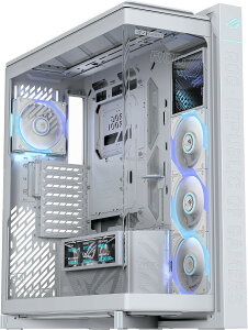 GR801 ASUS ROG Cronox ARGB �z���C�g�G�f�B�V���� �Q�[�~���OPC�P�[�X�AX4 ARGB�t�@���A�ȖʃK���X�A�ő�400mm��GPU�ABTF�Ή��A9.25�C���`�X�N���[���B