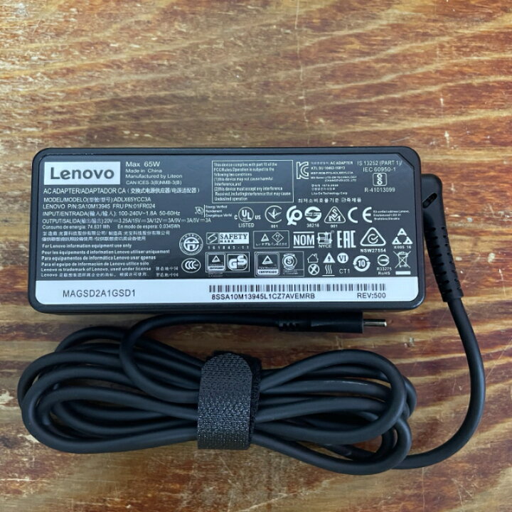 楽天市場】新品 純正 Lenovo 充电器 type-c 20v3.25a ACアダプター 