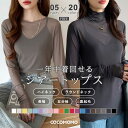 【1枚740円～！3枚購入クーポンで】 シアートップス シアー トップス 長袖 半袖 ハイネック レース 涼しい カットソー クルーネック シアーTシャツ 薄手 五分袖 裏起毛 インナー ロンT シースルー おしゃれ メロウ フリル 紫外線対策 首 春夏 秋冬 春 夏 秋 冬 cocomomo