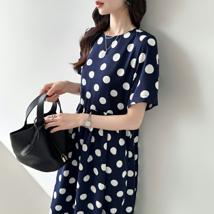 楽天市場】【6/24！クーポンで3,250円】 ワンピース ドットワンピース 