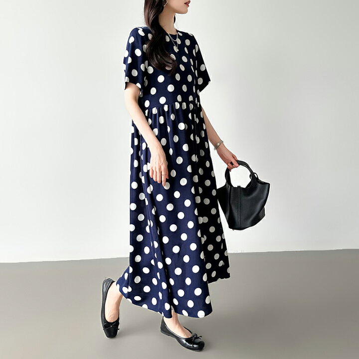 楽天市場】【6/24！クーポンで3,250円】 ワンピース ドットワンピース 