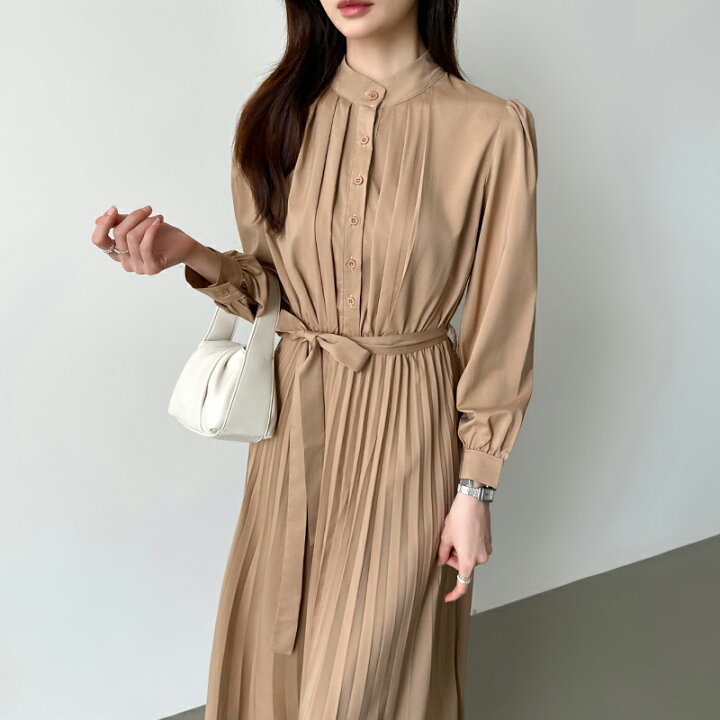 楽天市場】【2/21！クーポンで2,970円】 ワンピース プリーツ ロング 