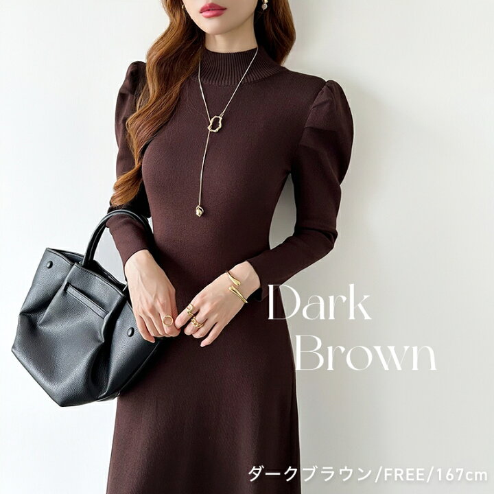 楽天市場】【OUTLET！クーポンで2,352円】 ワンピース パフスリーブ 