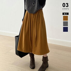 【11/8！クーポンで3,200円】 ワイドパンツ ガウチョパンツ スカーチョ レディース タックワイドパンツ きれいめ 七分丈 ワイド ガウチョ パンツ ゆったり 体型カバー ボトムス 大きいサイズ 低身長 キュロットパンツ aライン フレア 大人 秋冬 春 秋 冬 cocomomo
